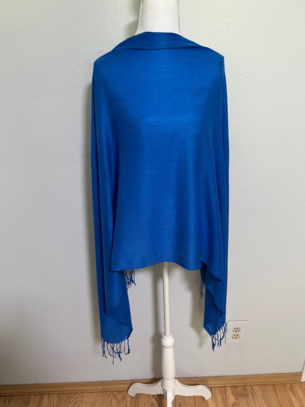 Bright Royal Blue Lightweight Shawl